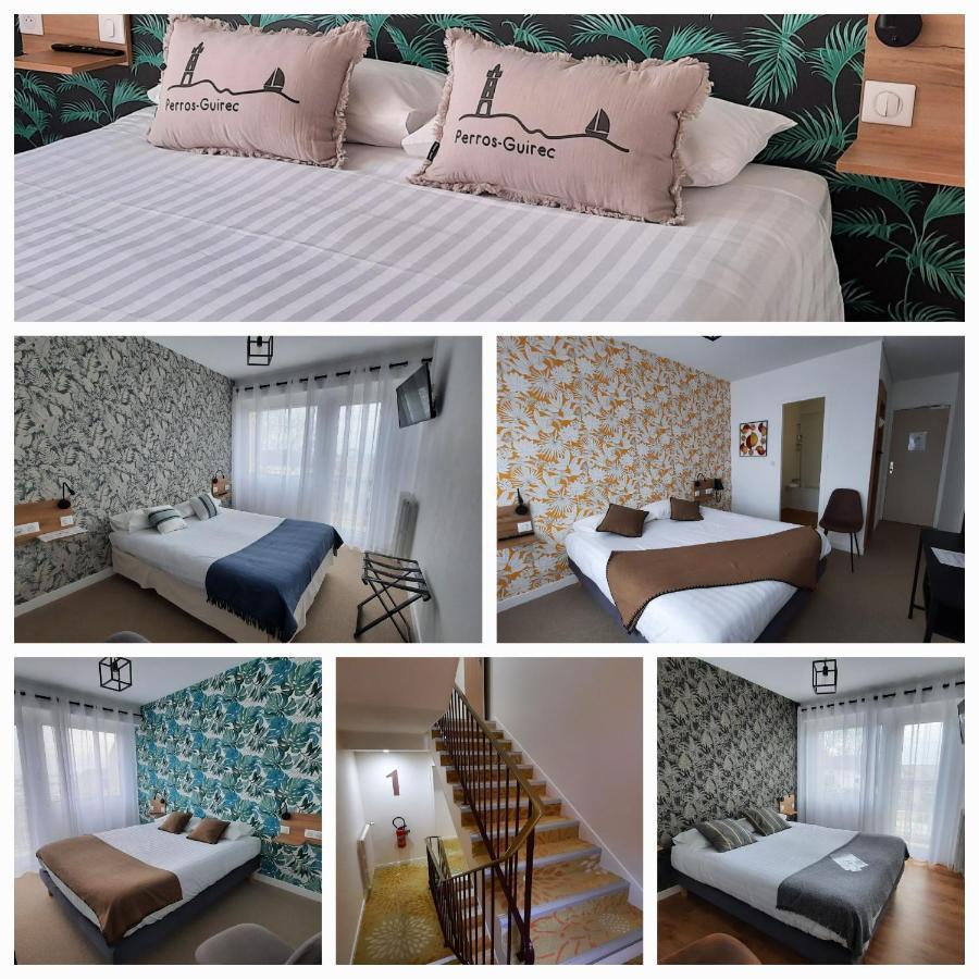 Au Bon Accueil Hotell Perros-Guirec Exteriör bild